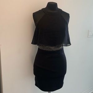 Guess black mini dress